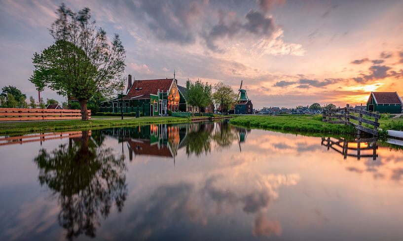 Zaanse Schans by Photo Wall Decoration