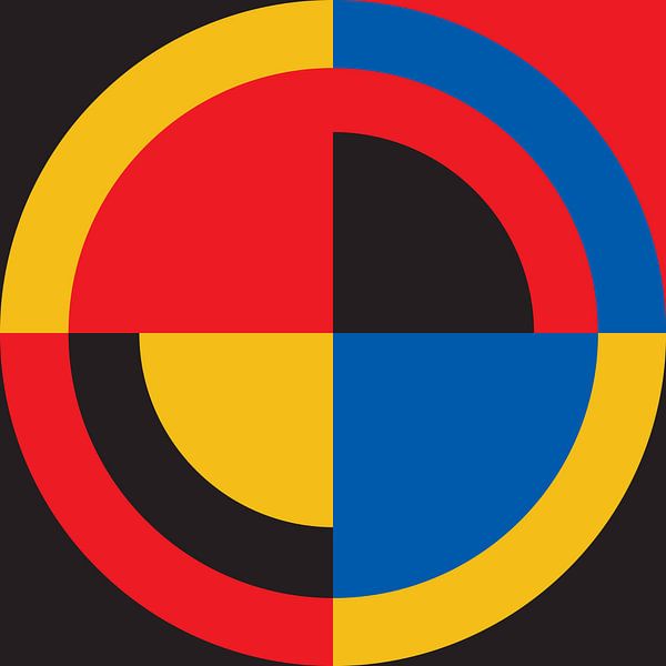 Inspiré du Bauhaus par Harry Hadders Design
