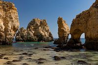 Algarve Ponta da Piedade beaux rochers dans la mer