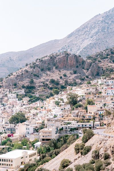City in Crete, Greece - City travel photography print - Fine Art Photography Pastel Colors by Kaylee Burger