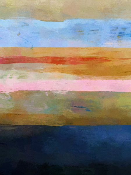 Rustikale Landschaft 8 von Georgia Chagas