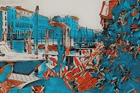 Venedig in Blau und Blüte