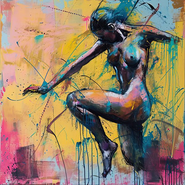 Danse colorée par Peintures accrocheuses