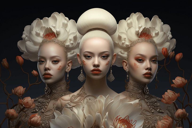 The Three Flower Princesses by Karina Brouwer