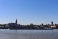 Uitzicht vanaf Lent op Nijmegen