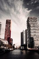 Rotterdam skyline high rise building The Netherlands