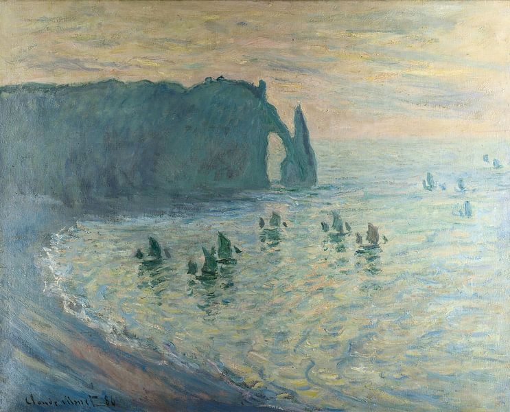 Étretat, Claude Monet von Meisterhafte Meister