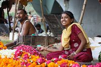  vente Fleurs Guirlandes en Inde