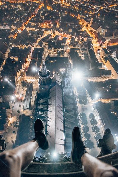 Ulmer Münster by night von Flave_de
