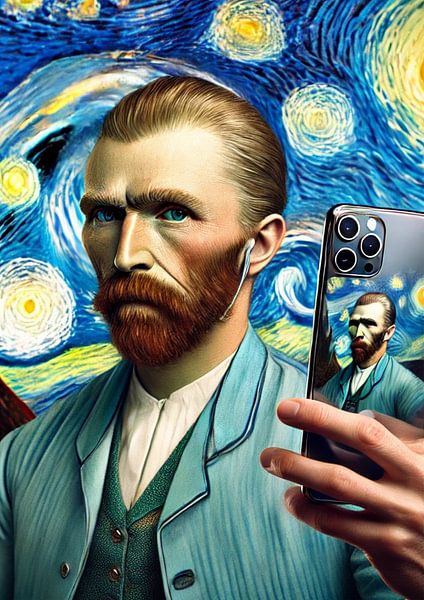 Selfie de Vincent van Gogh par Jaap Ros
