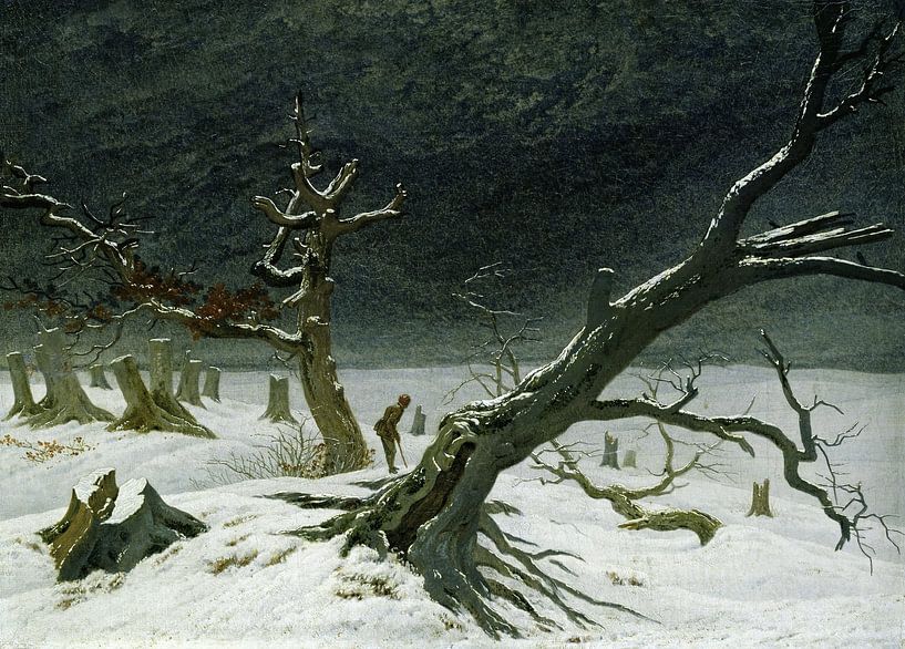 Caspar David Friedrich,Winterlandschaft, 1811 von finemasterpiece