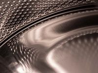 The inside of a washing machine