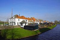Traditional Dutch dike houses.
