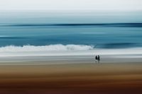 Vagues - Scène de plage abstraite