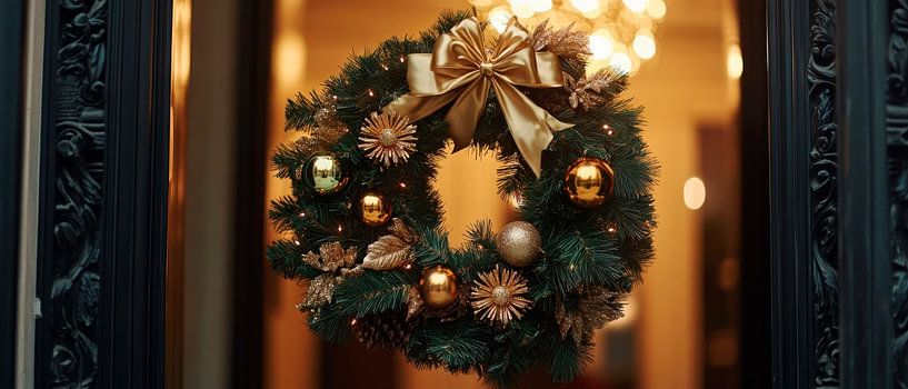 Weihnachten Kranz von Poster Art Shop