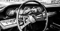 Armaturenbrett und Lenkrad Porsche 912