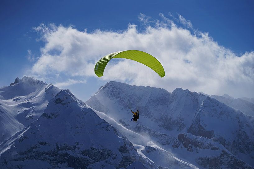 Parapente dans les Alpes de Tux par Babetts Bildergalerie