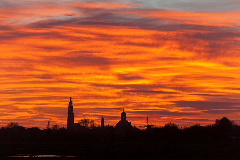 Skyline Middelburg von Gijs Koole
