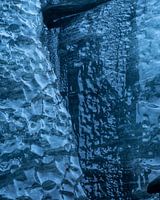 Abstrakte Eishöhle