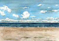 Plage de la mer du Nord