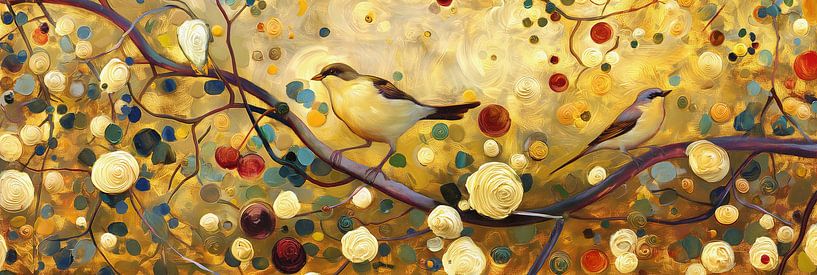 Goldene Symphonie im Laub von Whale & Sons