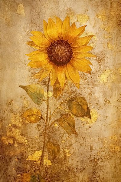 Sonnenblume abstrakt von Imagine