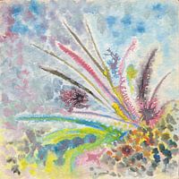 EH PEINTURE ART 1993** #0512 Plantes aquatiques avec lentilles d'eau