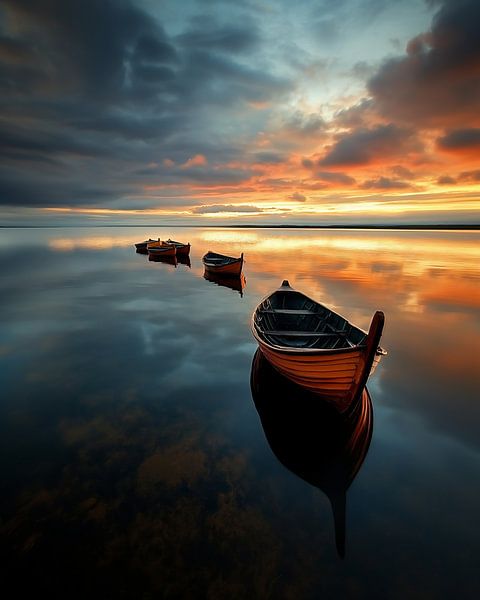 Stille Wasser von fernlichtsicht