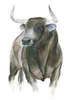  La force et l'élégance d'un taureau