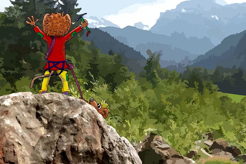 The summiteers by HEUBEERE Cartoons