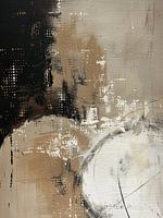 Moderne et abstrait dans le style wabi-sabi