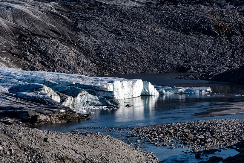 Glacial stream on Greenland by Kai Müller