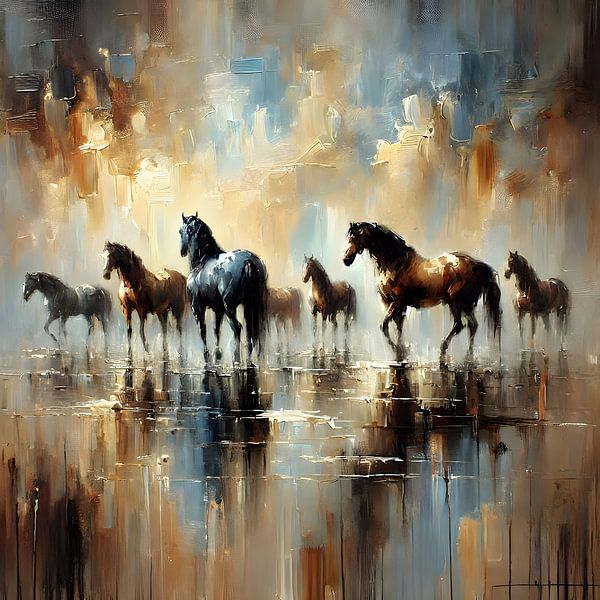 Wasserpferde von FoXo Art