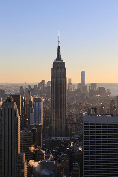Empire State Building im Sonnenuntergang von Christine aka stine1