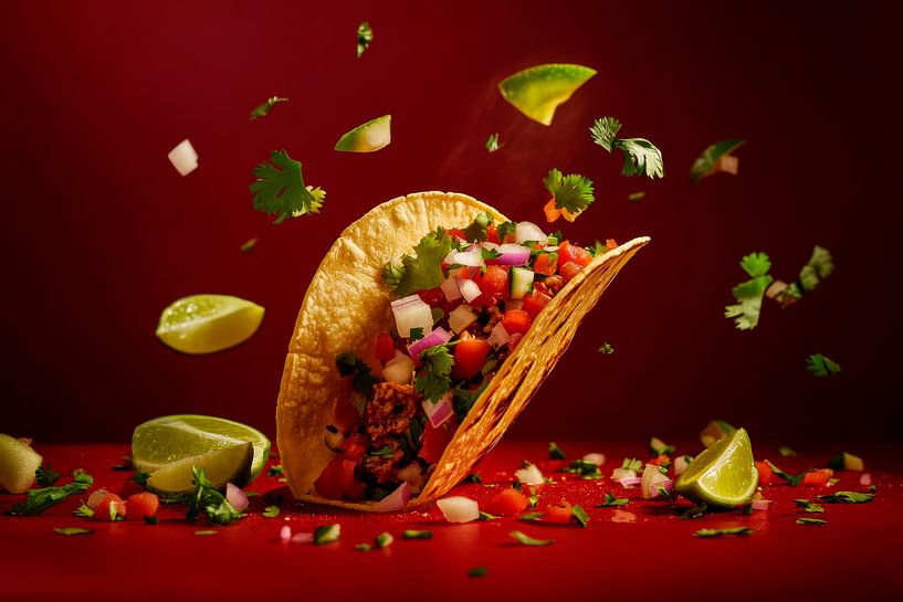 Diversité des tacos par Poster Art Shop