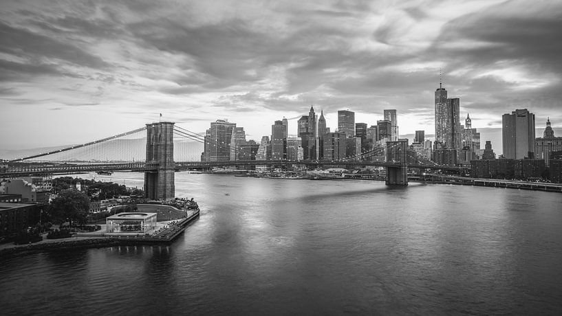 New York City Lights (B&amp;W) von Dennis Wierenga