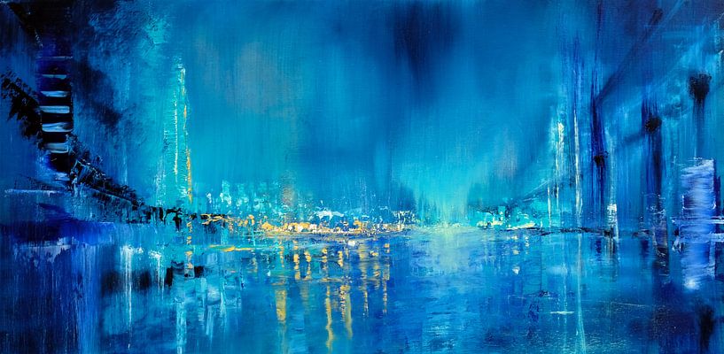 Möwen über den Brücken von Annette Schmucker