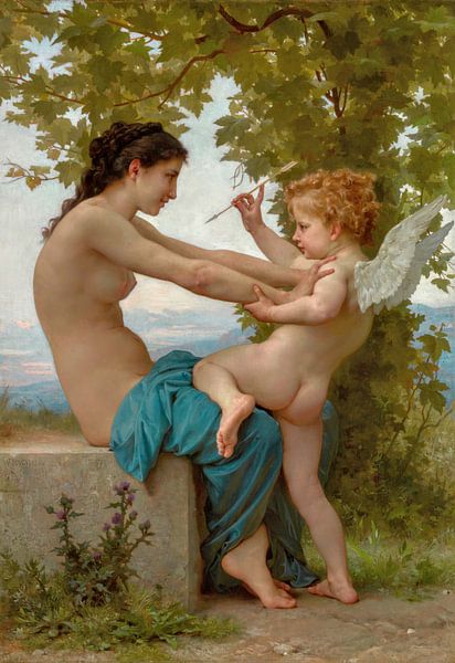 William-Adolphe Bouguereau. Cupidon, 1879 par 1000 Schilderijen