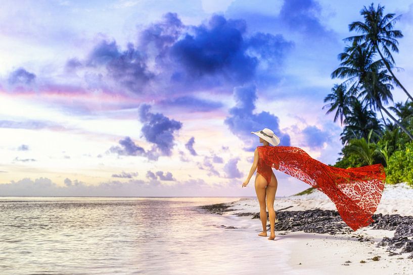 Red Beach by Arjen Roos