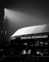Stadion de Kuip abends beleuchtet