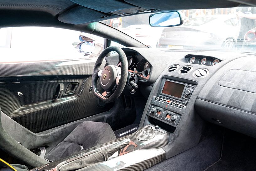 Tableau de bord de la voiture de sport Lamborghini Gallardo Superleggera par Sjoerd van der Wal Photographie
