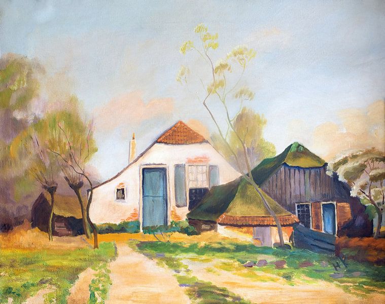 Ferme rurale par W J Kok