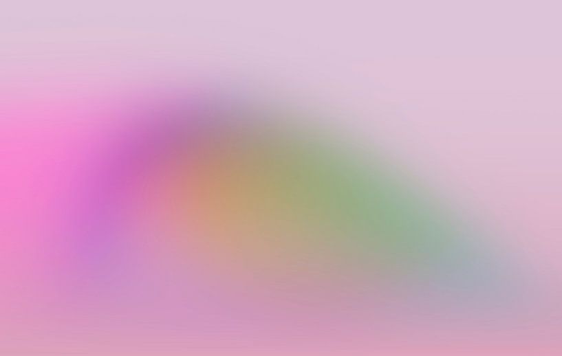 Kleurverloop in neon en pastel van Studio Allee