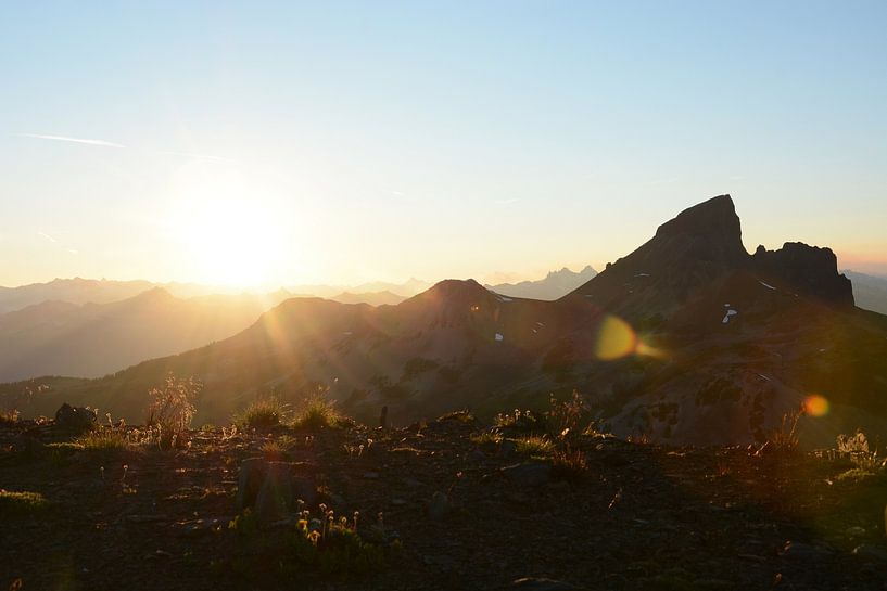 Sunset at Black Tusk by Femke van Egmond