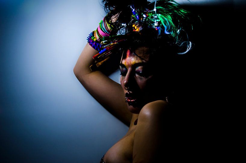 Perücke aus Pinseln von Atelier Liesjes