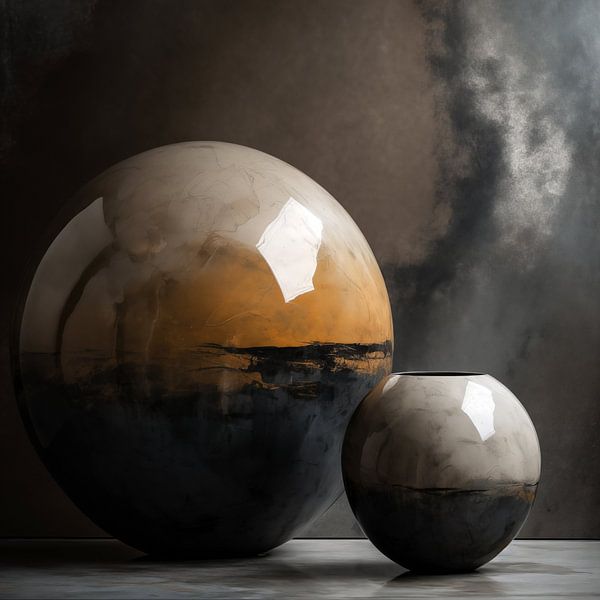 Stillleben, Japanischer Stil #2 von Jacky