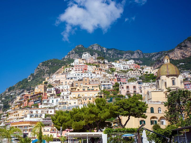 Positano on the Amalfi Coast by t.ART
