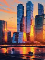 Golden Hour Over the City