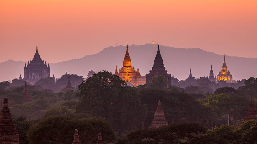 The temples of Bagan in Myanmar by Roland Brack