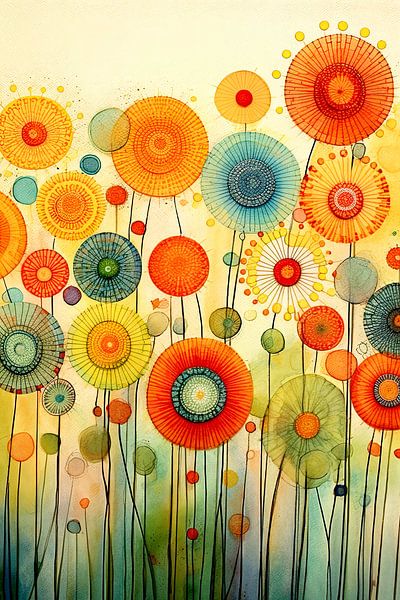 Flowers modern by Bert Nijholt